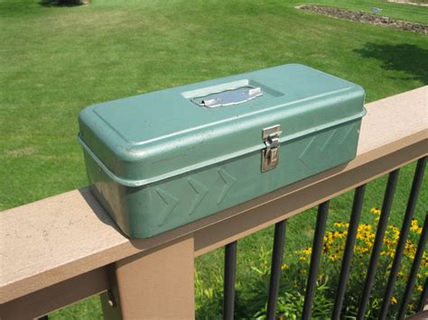 decorating metal fishing boxes|steel tackle box.